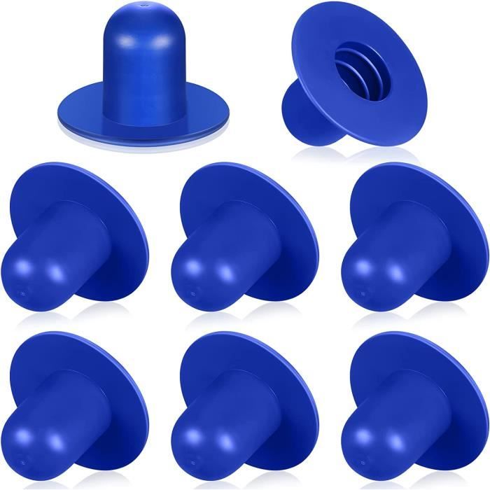 126 Pièces Cache-Vis Auto-Adhésifs Bouchon De Trous Vis Trou Autocollants, 13 Mm, Grisâtre Blanc