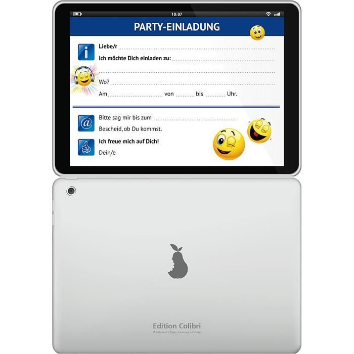 Lot De 10 Invitations Avec Enveloppes Avec Motif Flamant Rose Sans Texte,Cartes D'invitation Pour Anniversaire D'enfant Sans Texte Intérieur,Convient Pour Anniversaire, Garden-party, Cocktail