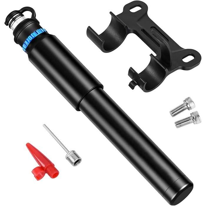 Mini Pompe à Vélo INBIKE – Compacte Avec Jauge, Support Inclus (valve Presta/Schrader)