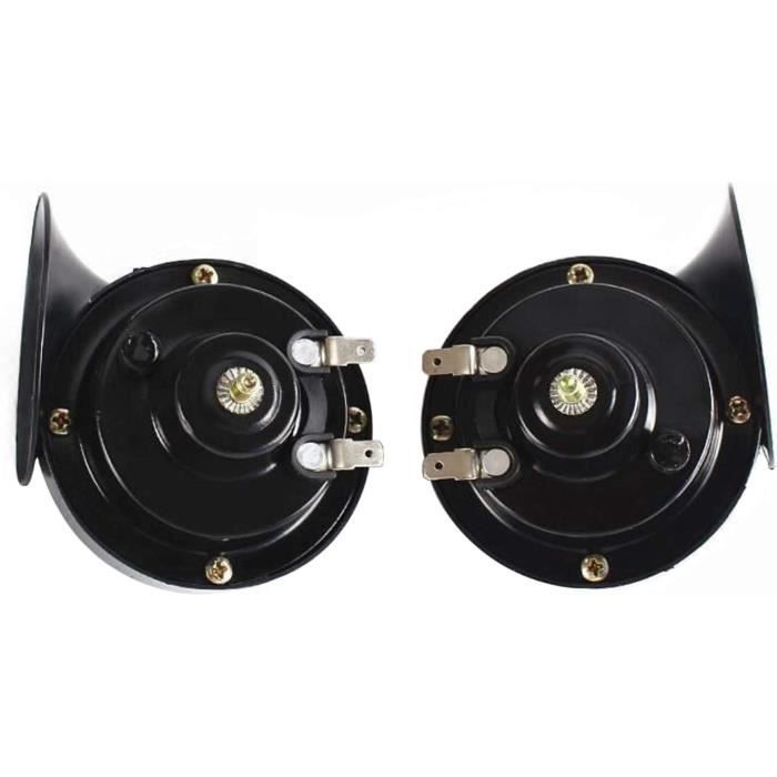 2 Pièces Klaxon Camion Puissant Train 12V,Klaxon Puissant de Moto de