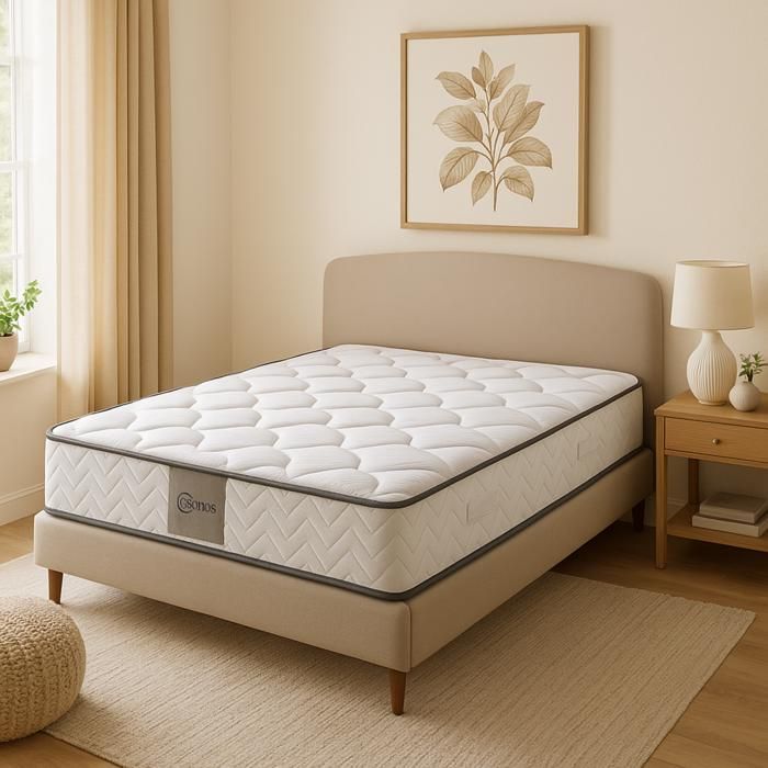 Matelas Cosmos 140x190 cm Sampur - Mémoire de Forme - Ressorts Ensachés - Épaisseur epaisseur 20 cm - Mi-Ferme Matelas Cosmos 140x190 cm Sampur - Mémoire de Forme - Ressorts Ensachés - Épaisseur epaisseur 20 cm - Mi-Ferme
