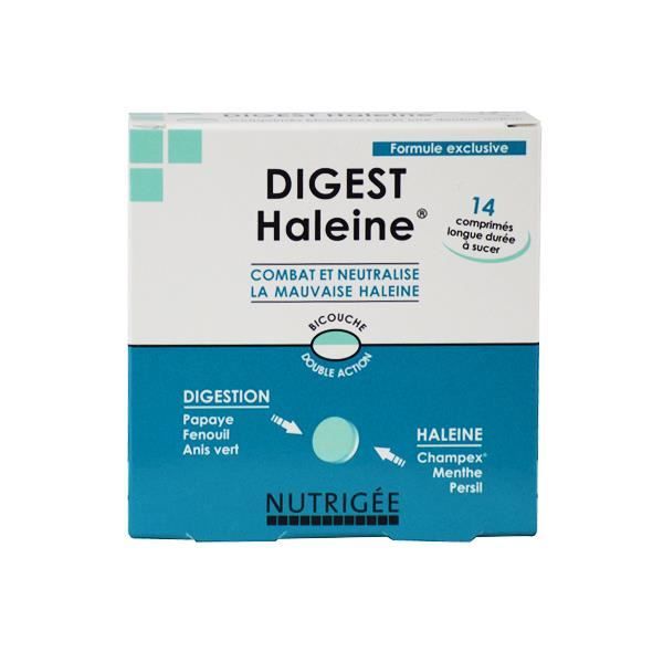 Nutrigée Digest Haleine 14 comprimés à sucer - Cdiscount Au quotidien