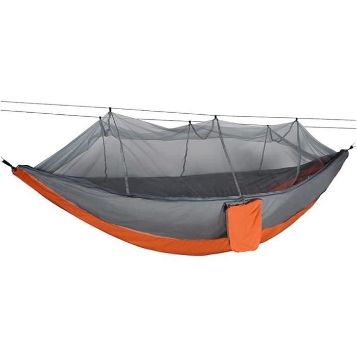 Hamac De Camping 2 Places Avec Moustiquaire - 260x140cm - Capacité 200kg