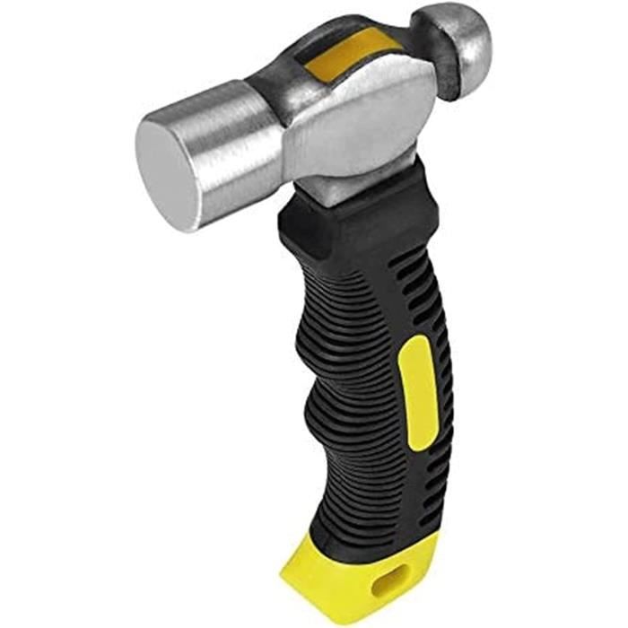 Marteau Court Rolson 227g - Panne Fendue Poignée Caoutchouc | 8 Oz Poche
