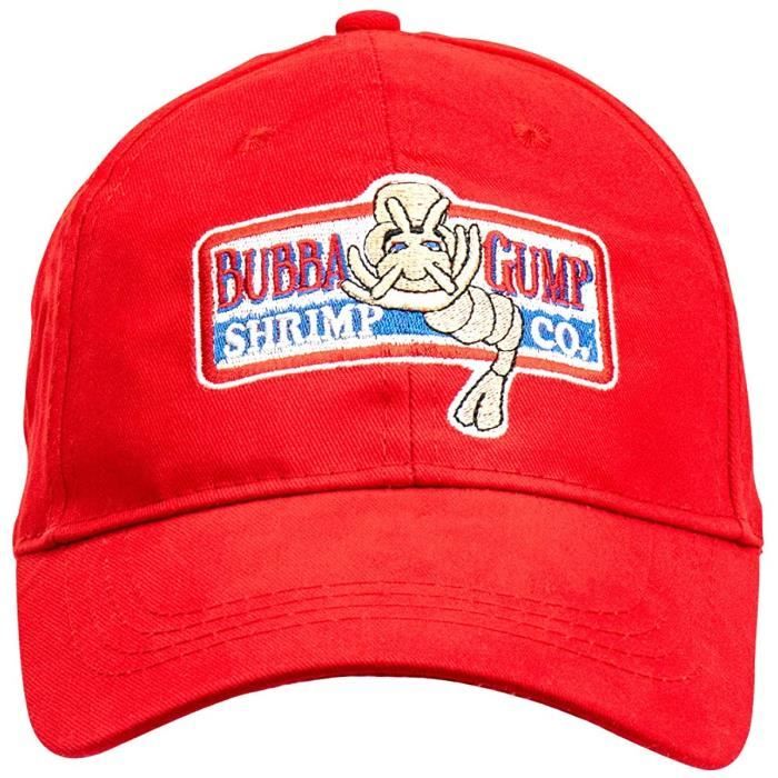 Casquette logo vintage années 90 Bubba Gump crevettes Co Forrest Gump