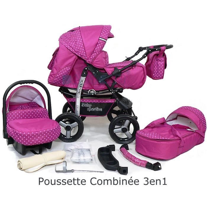 cdiscount poussette 3en1
