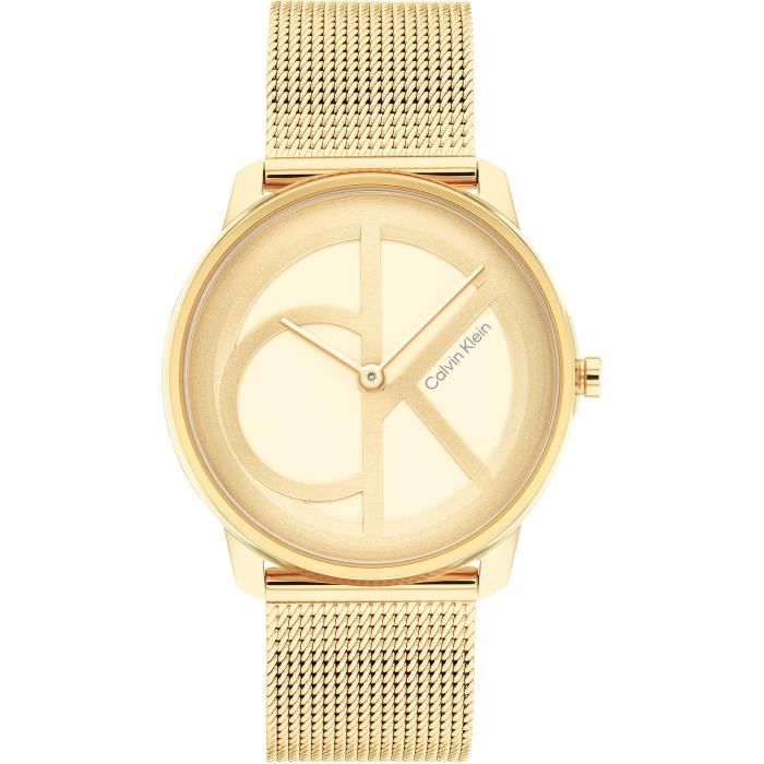 montre seul le temps femme Calvin Klein Iconic Or 25200034