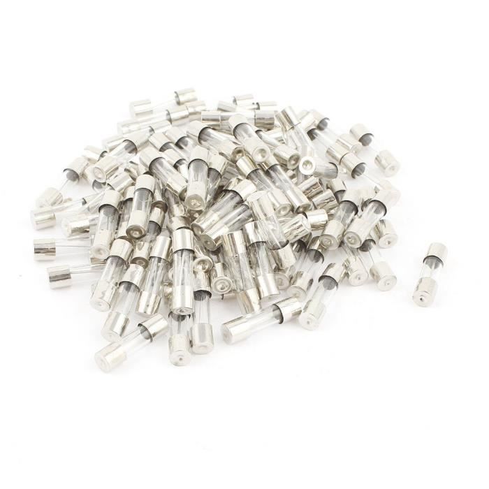 Sourcing Map 250V 12A F12AL Rapide Fusion Verre Tube Fusibles 5 X 20mm 20Pcs