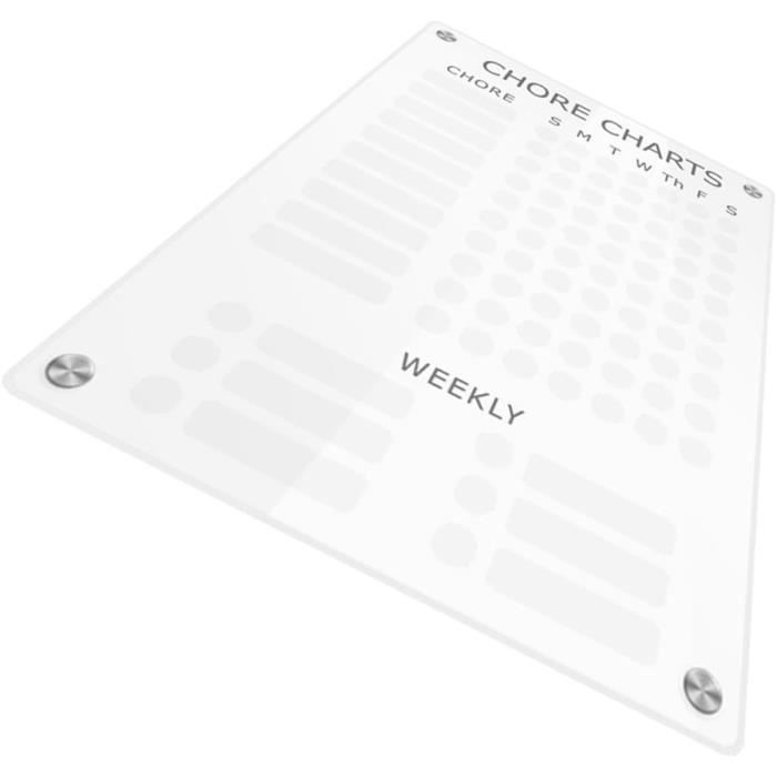 Tableau De Notes LED En Acrylique Brillant, Tableau Effaçable