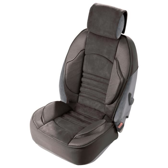 Couvre siège auto Grand confort - Gris Anthracite - Cdiscount Auto