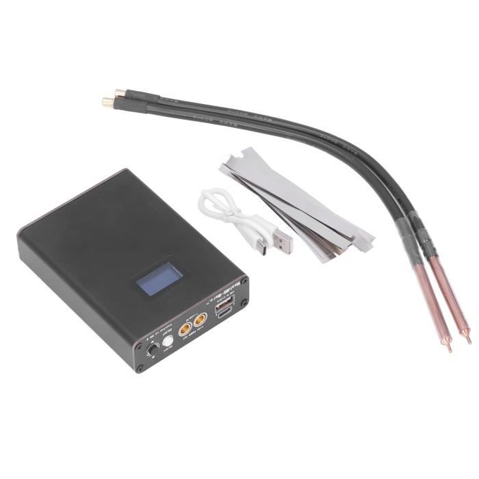 Ziiyoilh Contrôleur Numérique Soudage Par Points 100A – Affichage LED Temps & Courant, 110-220V, Bricolage Précis