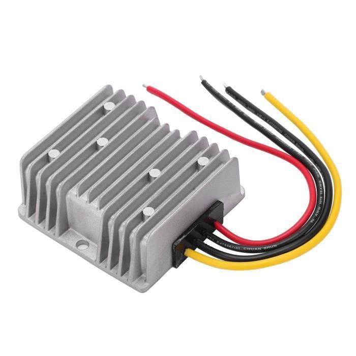Convertisseur Abaisseur De Tension 24V à 12V - 120W 10A étanche IP68 - Pour Camions, Bus, Systèmes électroniques 12V - 4