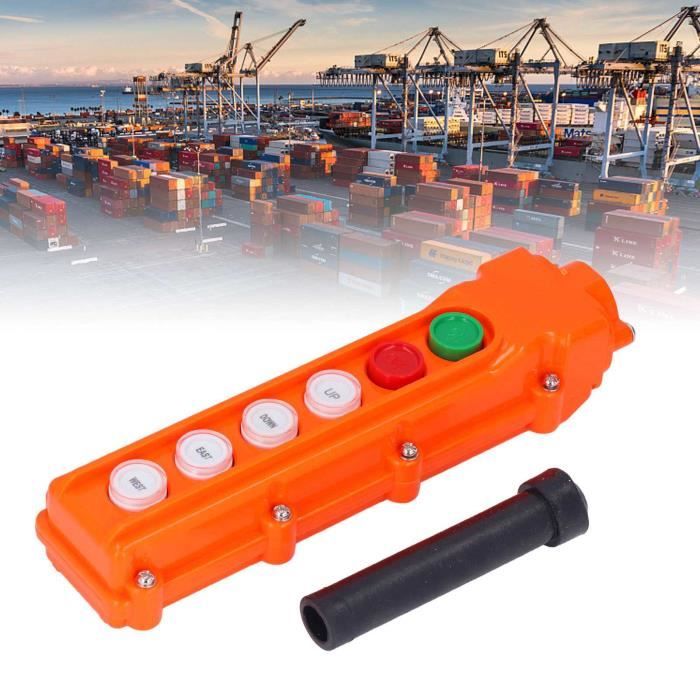 Télécommande Grue Industrielle F24-6D - 6 Boutons Double Vitesse - Portée 100m étanche IP65