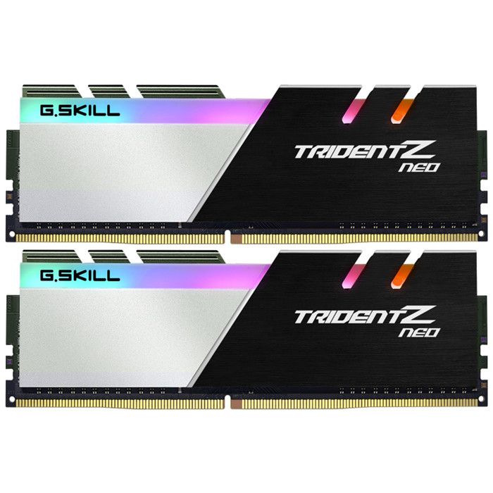 G.SKILL Trident Z Neo - 16 Go - DDR4 3600 Mhz - Dissipateur thermique en aluminium - LEDs RVB dynamiques