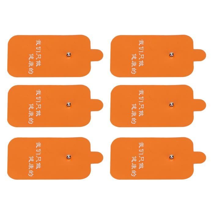 Électrodes TENS/EMS Grandes - 12 Pièces Avec Connexion Goujon 3,5 Mm - Pour Thérapie Musculaire