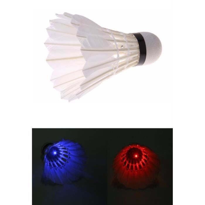 Set de 8pcs Volants à LED De Badminton Volant Lumineuse Cadeau Badminton 
