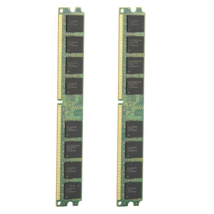 Mémoire RAM DDR2 2 Go - 667/800 MHz - DIMM - Occasion - Pour PC Ancien