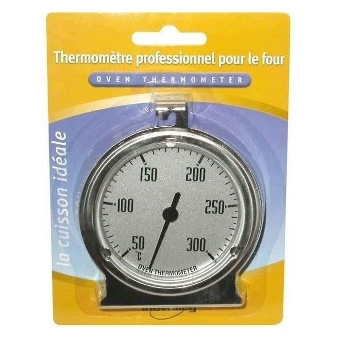 INOVALLEY Thermomètre rond - Spéciale four