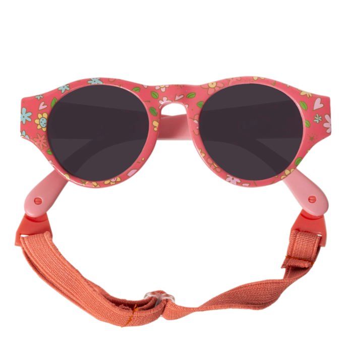 Comparer les prix de Isotoner Lunettes de soleil attache tête rose mixte bébé