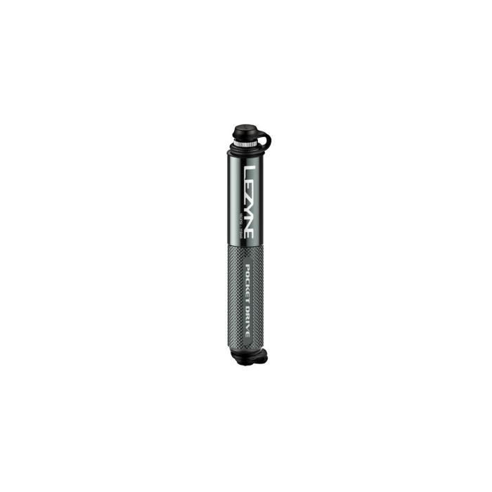 Pompe à main vélo Lezyne Pocket Drive HV - gris - 140 mm