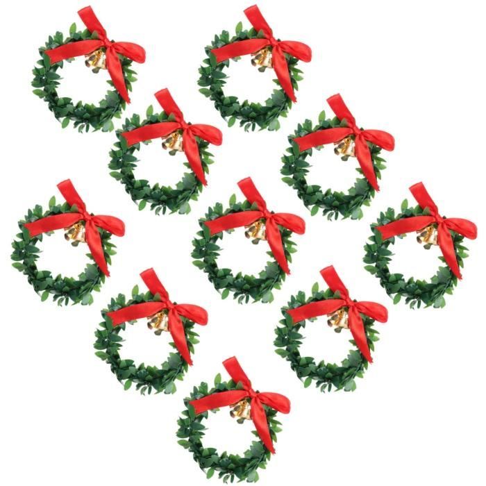 Couronne Et Guirlande De Noël Limics24 Lot 10 Couronnes Miniatures