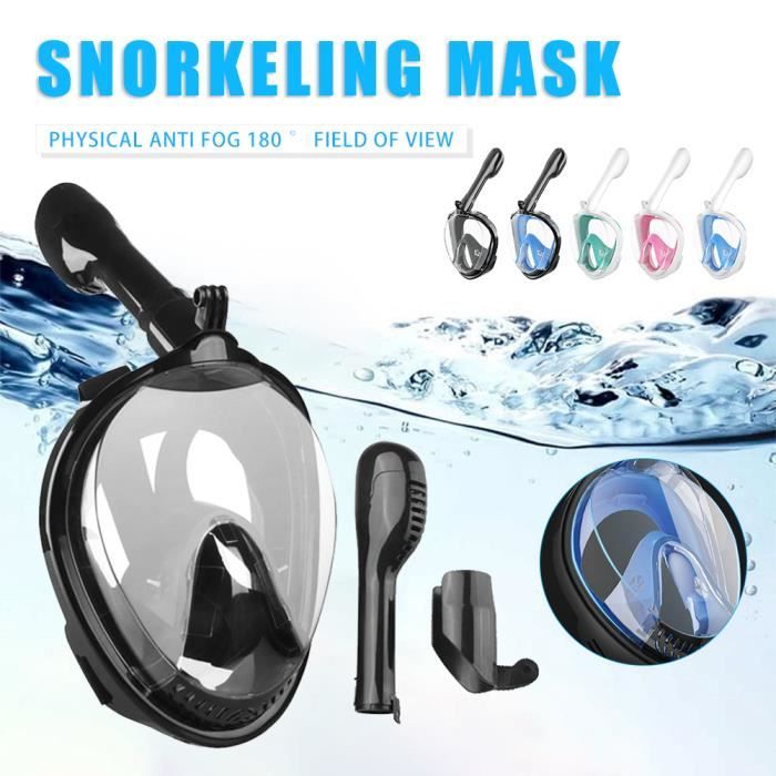Masque De Plongée Intégral, Antibuée, Lentille Unique, Universel Homme/femme