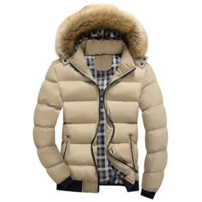doudoune homme capuche fourrure