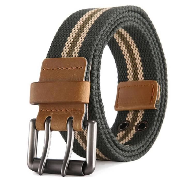 Ceinture Tressée En Cuir Pour Femme - Noir, Taille 125, Boucle Ajustable, Style Luxe