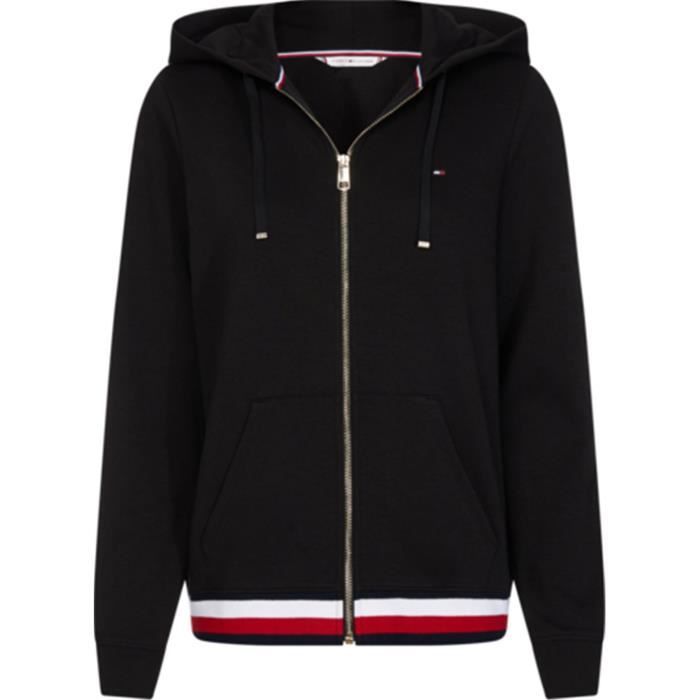 sweat a capuche zippé femme tommy hilfiger