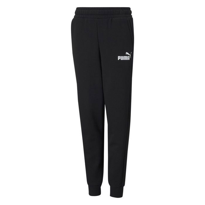 Jogging Enfant - Puma - ESS Logo - Noir - Poches latérales - Taille élastique