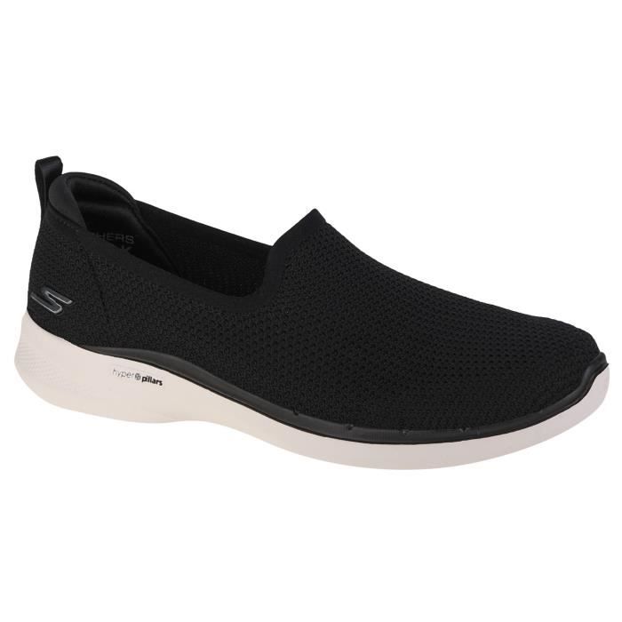 Skechers Skechers Go Walk 6 - Clear Virtue 124505-BKW Femme Noir sneakers