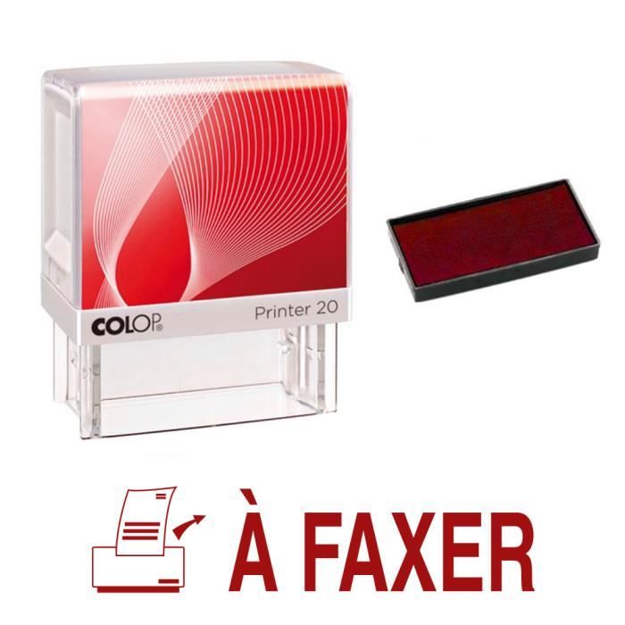 Tampon encreur A faxer COLOP printer 20 38x14mm Mygoodprice rouge