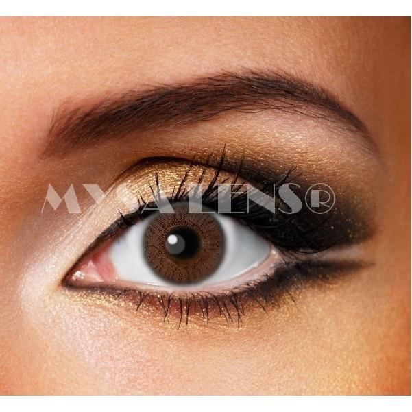 Lentilles De Contact De Couleur Yeux Marron Brown 3tons 12 Mois Achat Vente Lentilles De Contact Black Friday Cdiscount