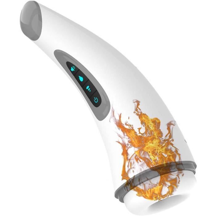 Masturbateur Automatique Pour Homme Hédorgasm – Marque Love And Vibes – Rotation Et Va-et-vient – Blanc – Neuf