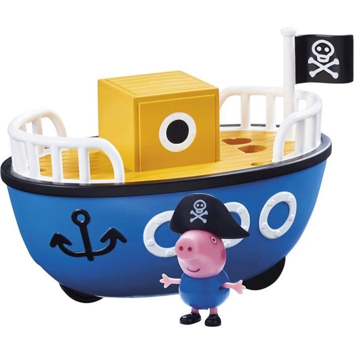 Coffret Peppa Pig : Bateau Pirate avec Figurine Peppa - Peppa Le Cochon -  Jouet Enfant - Dessin Anime - Cdiscount Jeux - Jouets