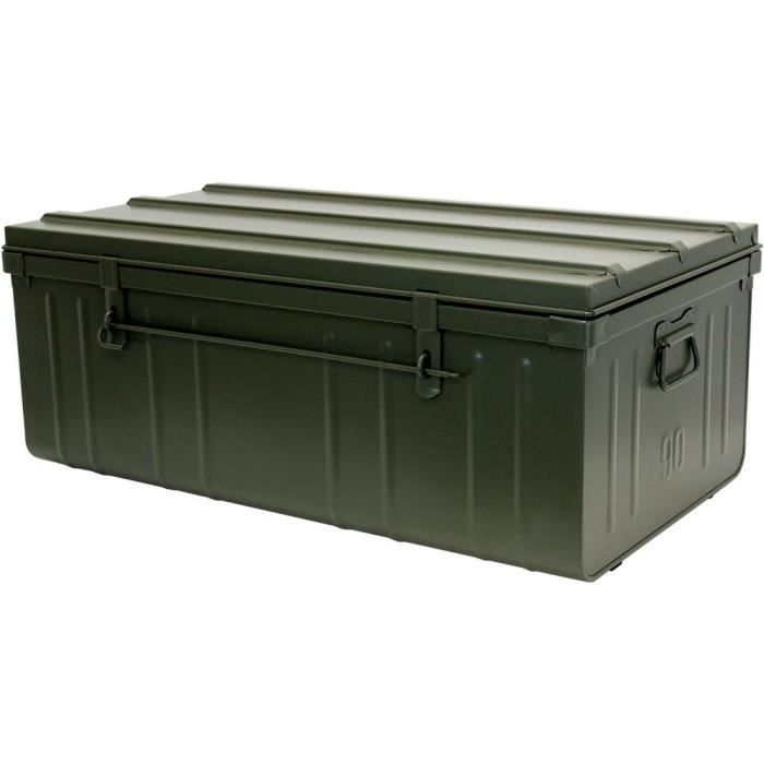 Cantine de rangement - PIERRE HENRY - 90 cm - Acier - Kaki - 130 L ...