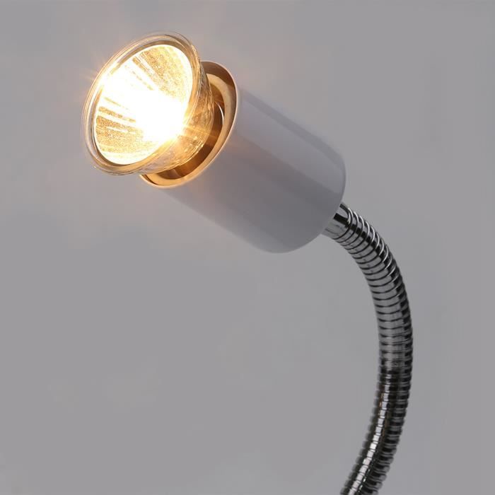 Pwshymi Lumière chauffante Lampe d'aquarium d'ampoule de chauffage de 75W pour les tortues de reptile animalerie chauffage