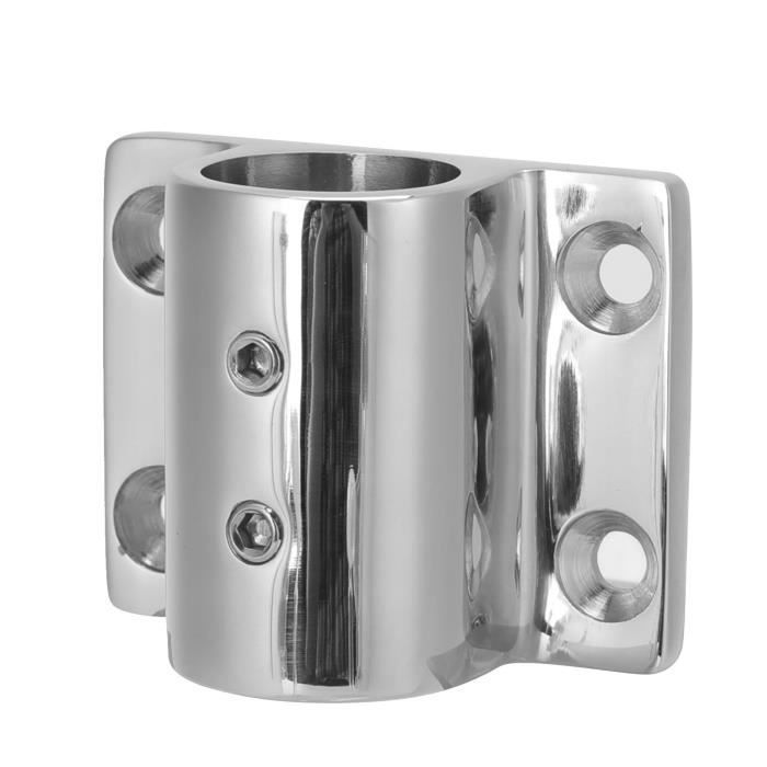 Base Rectangulaire En Acier Inoxydable 316 Pour Main Courante De Bateau - Résistante Aux Intempéries, Fixation Solide
