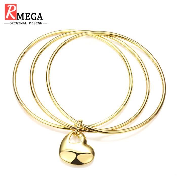 Id/ée Cadeau AURSTORE Boucles doreilles Cr/éoles Femme en acier 316