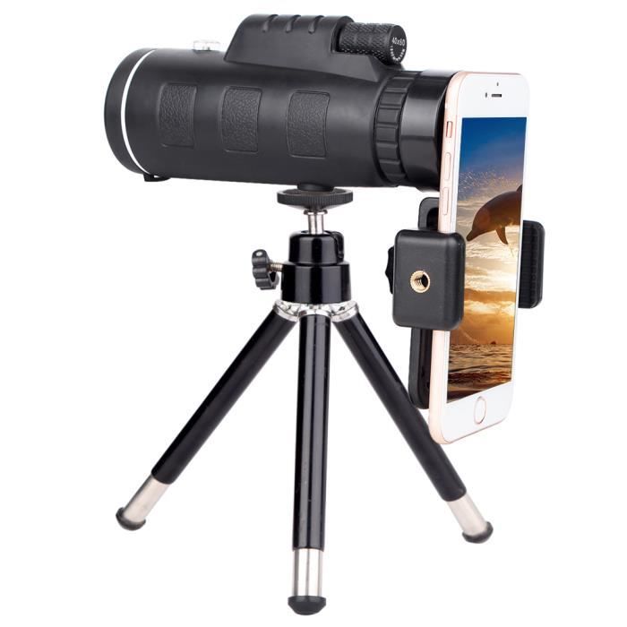 Mini Télescope Monoculaire HD 40x60 – Vision Nocturne – Longue-vue VGEBY