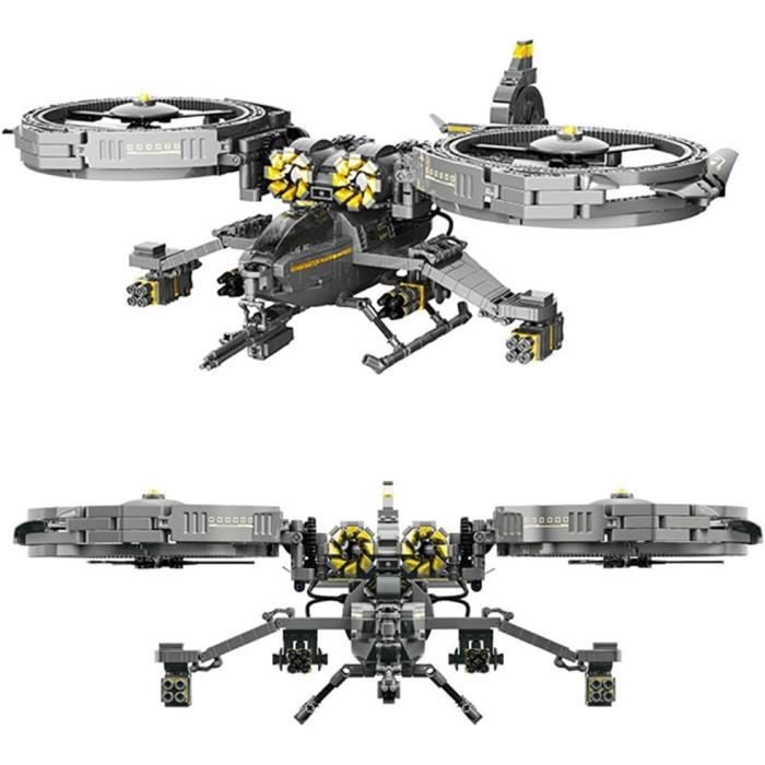 Kit De Construction Avion De Chasse Reobrix Rafale - 33035 Pièces - Modèle Technique Pour Adultes