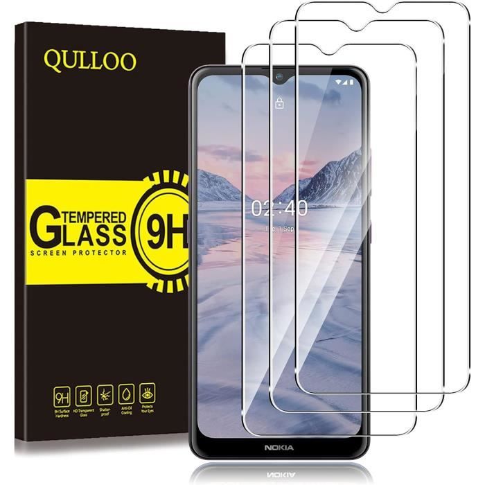 Verre Trempé Pour Nokia 3.4 - Protection Écran 9D Incouvée, Bordure Noire - Film Intégral