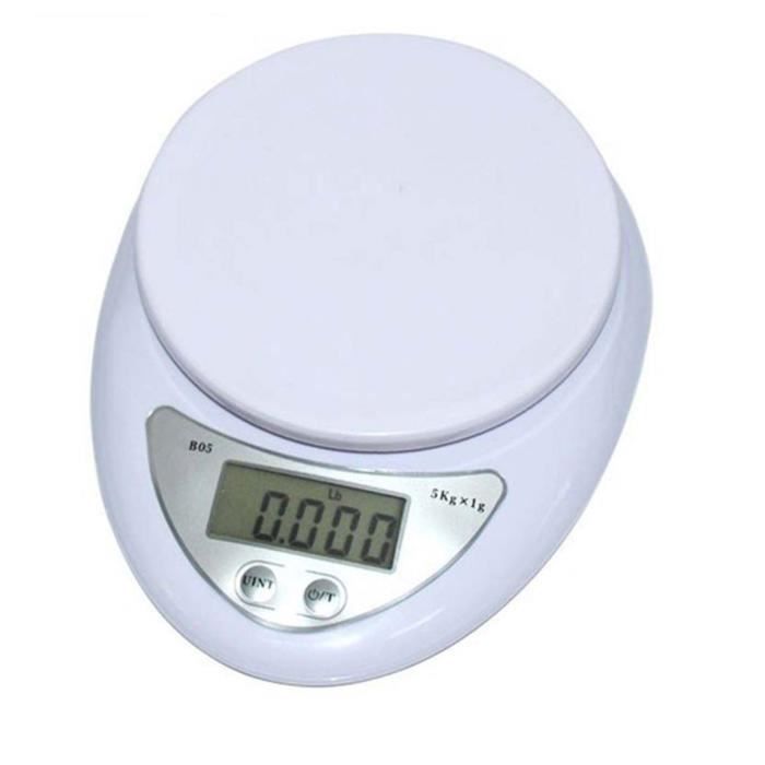 Balance De Cuisine Électronique HAMON 30kg/1g - Haute Précision - Bleue
