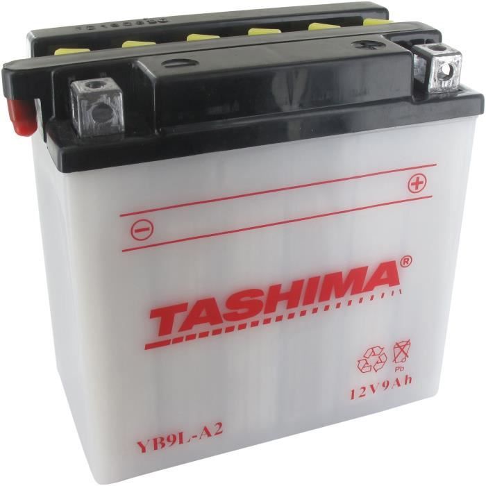 Tashima - Batterie moto YB9L-A2 / CB9L-A2 12V 9Ah - Batterie(s)