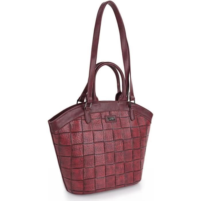Grand Sac à Main Femme Cabas Bandoulière SKPAT - Élégant Et Spacieux (38,5x30x11 Cm), Idéal Quotidien, études, Shopping