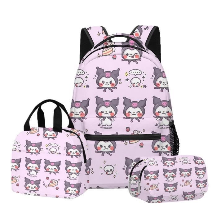 Sac à Dos Peluche Kuromi 3D Adorable – Sac Mignon Pour Enfants Avec Bretelles Réglables, Idéal Cadeau Anniversaire Fille Garçon