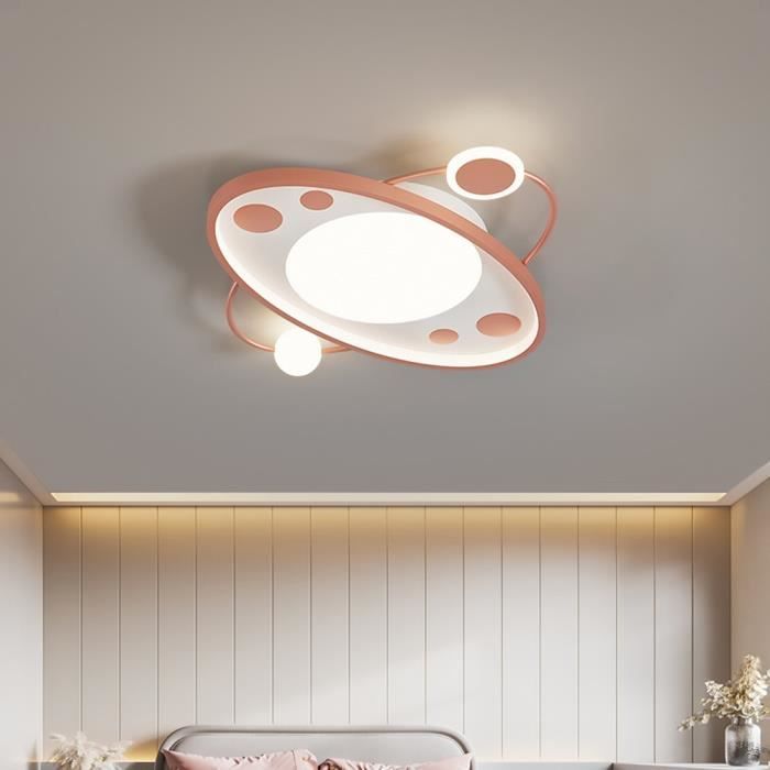 Plafonnier LED Créatif Astronaute 48cm Dimmable Avec Télécommande - Chambre Enfant
