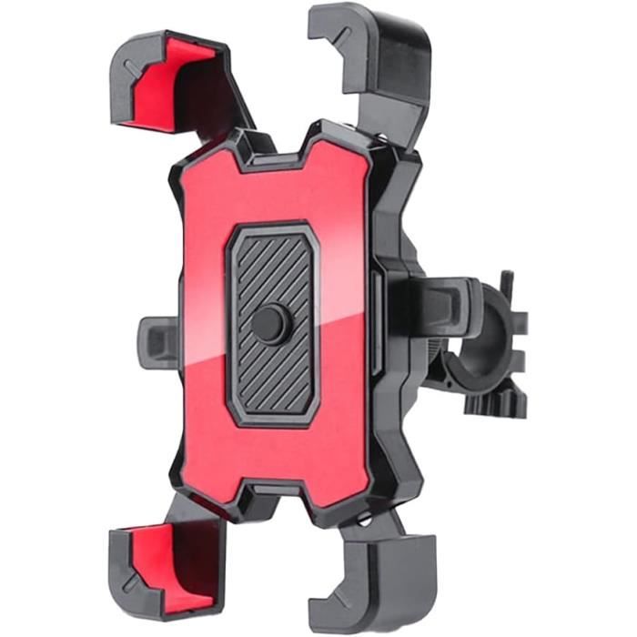 Support Téléphone Vélo Moto Universel 360° Rotation Anti-Vibration - Compatible 4.7-6.8 Pouces