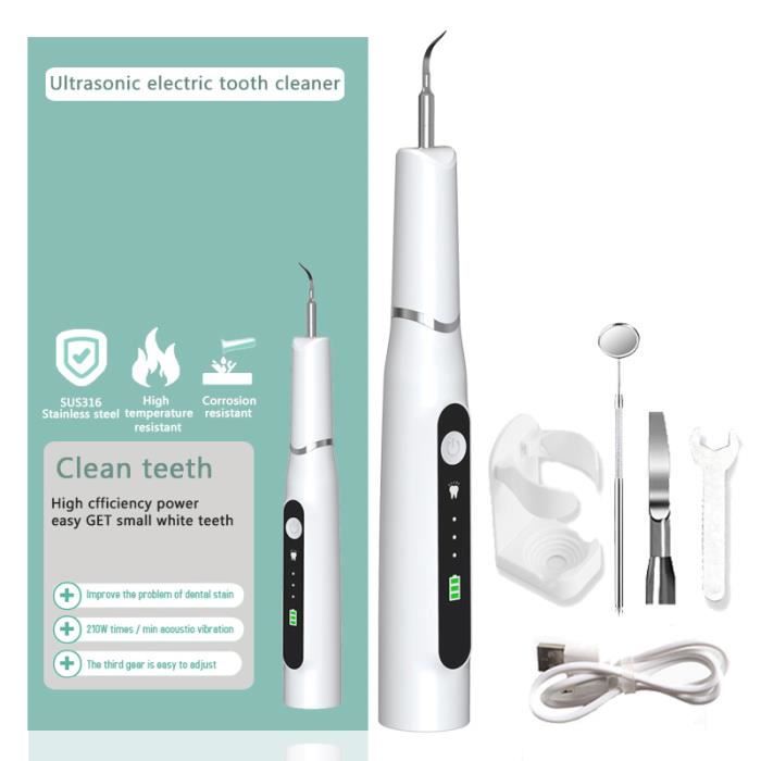 Détartreur Dentaire Électrique à Ultrasons Pour Blanchiment Et Hygiène Des Dents - Modèle G6