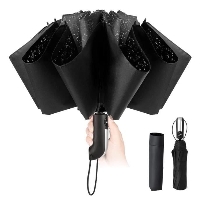 Parapluie Transparent, Parapluie Transparent Portable, Léger Et Pliable, Facile à Transporter Pour Hommes Et Femmes De Tous âges (Blanc